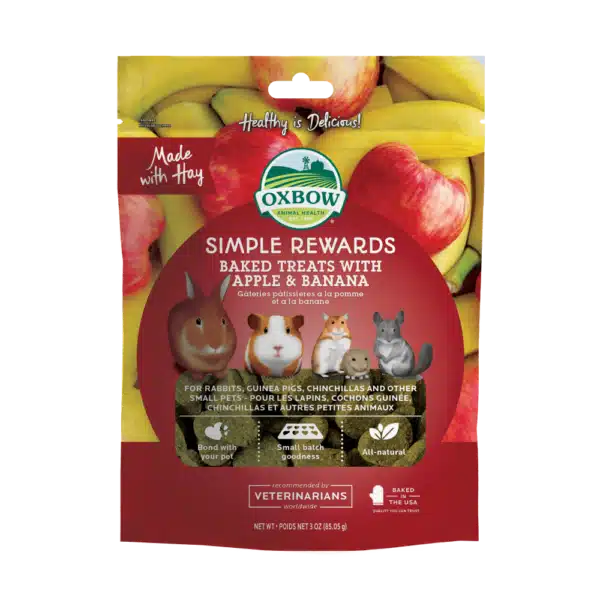Oxbow skanėstai su obuoliais ir bananais